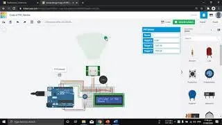 IE-421 Mini Project Intruder Detection Using PIR Sensor with Arduino Board on Tinckercad Simulation
