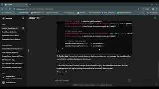 Time and Date display in android studio using ChatGPT Code