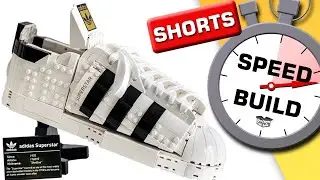 LEGO adidas Originals Superstar Shoe | Creator 10282 | LEGO&reg; Speed Build Time Lapse #shorts