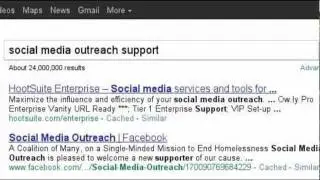 Social Media Outreach Google Search Story - Leveraging Social Media for Social Good
