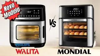 [NOVA] Fritadeira Air Fryer Forno Oven PHILIPS WALITA vs MONDIAL - Qual Melhor Air Fryer Oven 12L?