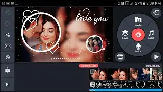 Love Video Editing for Kinemaster | Best Love Status Video Template | Black Screen Template Video