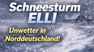 Schneesturm „ELLI“ fegt über Deutschland und bringt unwetterartige Schneefälle
