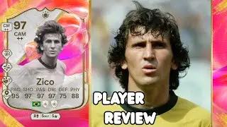 ES UNA GANGA!!! ZICO ICONO FUTTIES 97 REVIEW | EA FC 25 ZICO ICONO FUTTIES 97 PLAYER REVIEW
