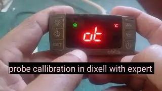 Probe callibration in dixell Controller  #zkmultitech 