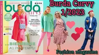 Burda Curvy  Issue  1/2023 Review  plus Size Sewing Patterns