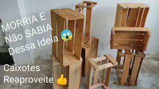 DIY DO LIXO AO LUXO - 2 IDEIAS INCRÍVEIS COM CAIXOTES DE FEIRA, FAÇA VOCÊ MESMO