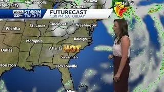 Hot and humid temperatures
