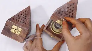 #diwalisale#flipkart #Wooden Pyramid #Incense Holder, #Dhoopbati Loban Stand #unboxing &#review