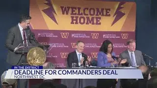 Deadline approaches on Commanders, DC exclusivity agreement