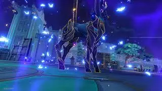 Honkai Star Rail - Simulated Universe World 7 Level 4 - Abundant Ebon Deer Boss Fight
