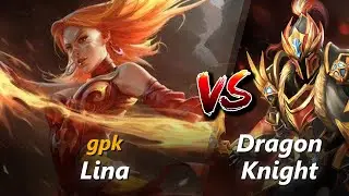How to Lina mid vs Dragon Knight/Monkey King (feat. gpk) | First 10 minutes