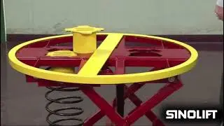 Sinolift 360 degree spring balanced level loader and lift table