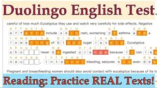 Duolingo English Test: Reading REAL TASKS Analysis by Tutor + Secrets and Tips! How to Get 120+?