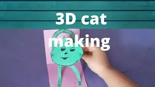 Making 3d cat ||Summer activity||Fun activity||petarup||