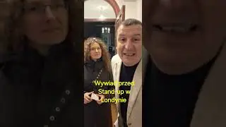 Wywiad przed Stand-up w Londynie #komedia #funny #humor #comedy #śmieszne