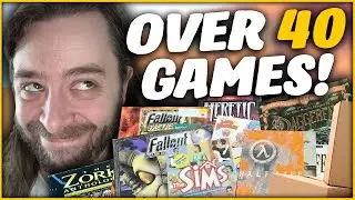 OVER 40 BIG BOX PC GAMES UNBOXED!