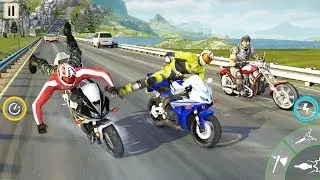 Crazy Bike Attack Racing New: Motorcycle Racing-Android gameplay