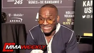Kamaru Usman: Gives History behind 'Marty' and it's not an insult  (UFC 245)