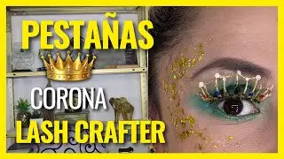 Cómo hacer pestañas de corona 👑 | Tutorial paso a paso de pestañas de fantasía