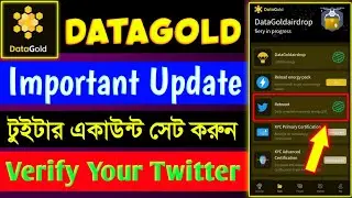 DataGold Twitter task complete | DataGold new Important update | DataGold mining update