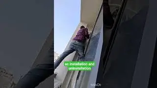 ac installation and uninstallation #acrepair #acservices #electrical #acrepairing