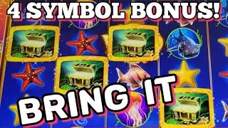 Ocean Magic / 4 Symbol Bonus / BIG WIN! Tons Of Spins