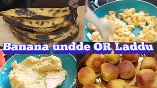 Banana undde or laddu Recipe.
