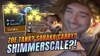 ZOE TANK? SORAKA CARRY?  | Teamfight Tactics