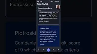 Findout great companies by using a screener.  #screener