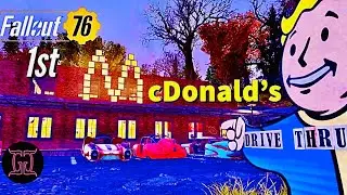 Fallout 76 1st McDonald's drive thru CAMP Build
