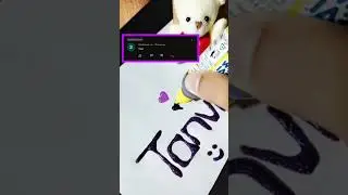 🌸 Aesthetic Name Design in Glitter Handwriting #handwritingart #shiningletters #nameart #trending