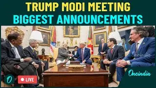 FULL VIDEO: PM Modi & U.S' Donald Trump's Full Statement After Key Meeting At White House