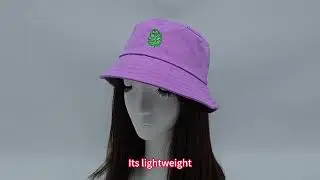 Unisex Cotton Packable Bucket Hat, Classic Snapback Cap, custom reversible bucket hat cheap price