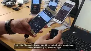 ProPTT2 using bluetooth device-Seecode BCP 910