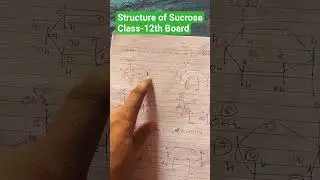 #chemistrybydeepaksir #chemistryclasses Structure of Sucrose #Biomolecule