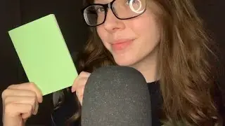 ASMR Tapping On A Green Notebook (No Talking)