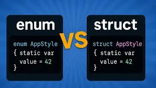 Enum или Struct для статических типов в Swift? Лучшие практики для разработки на iOS