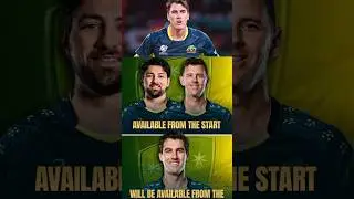 Tim david,Josh Hazlewood & Pat Cummins Availability in t20 world Cup Is Confirm #georgebailey
