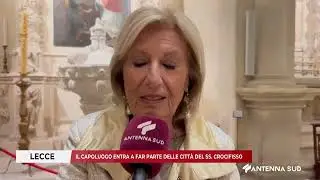 18 NOVEMBRE 2025   LECCE   IL CAPOLUOGO ENTRA A FAR PARTE DELLE CITTA' DEL SS  CROCIFISSO