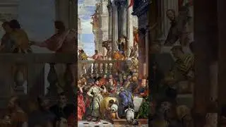 Veronese. The Wedding at Cana. 132 people in a biblical scene to glorify the prosperity of Venice.