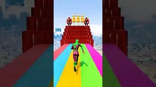 GTA 5 Epic Water Ragdolls | Spider-Man Jumps / Fails ep.16769 #shorts