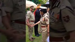 Salute to IPS DG  CISF HQ New Delhi #viral #ips #cisf #trending #ytshorts #army