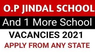 SCHOOL VACANCY 2021 I SAALRY 20K TO 40K  I TEACHING JOBS I PRIVATE SCHOOL TEACHER JOBS  I SUNIL