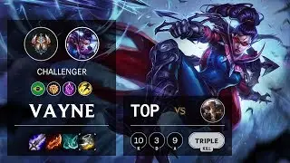 Vayne Top vs Sett - BR Challenger Patch 10.8