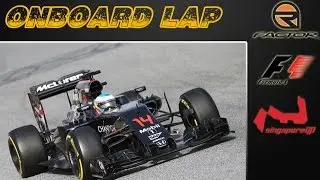 F1 2016 Singapore Onboard Mclaren MP4-31 | GoPro Logitech G29 | rFactor F1AL MOD