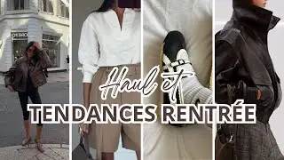 Haul et tendances mode indispensables de la rentrée!!
