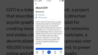 Can you buy COTI on COINBASE app?