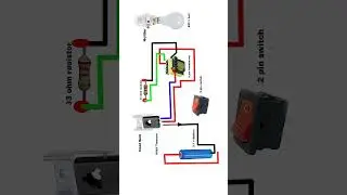 Simple 220V AC Bulb Wiring with Fuse and SwitchThis diagram #audioamplifier #electronics