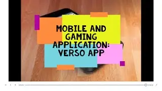 Mobile and Gaming Application: Verso App | Geneva Jireh